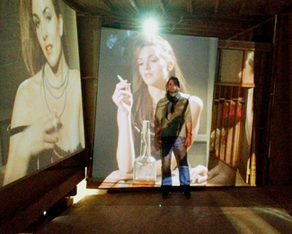 Andreas Staffel im Hamburger Bahnhof (Foto: privat)